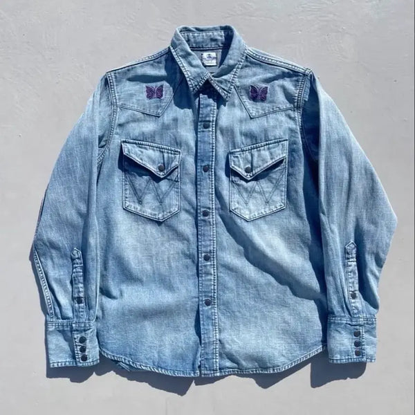 [BUNJANG] Needles Wrangler Western Shirt / 니들스 랭글러 웨스턴셔츠