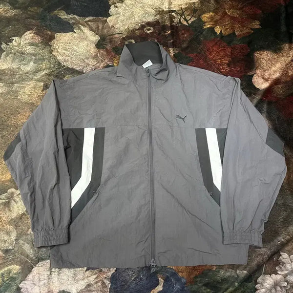 [BUNJANG] Puma White Sideline Grey Windbreaker XXL / 푸마 화이트 사이드라인 그레이바람막이 XXL
