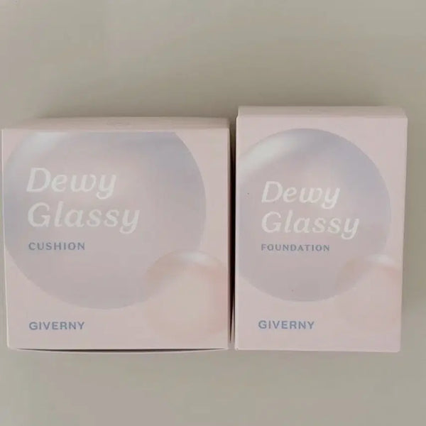 [BUNJANG] Giverny Dewey Glassy Cushion/Foundation Set - 17C Porcelain / 일괄) 지베르니 듀이 글래시 쿠션/파운데이션 17C 포슬린