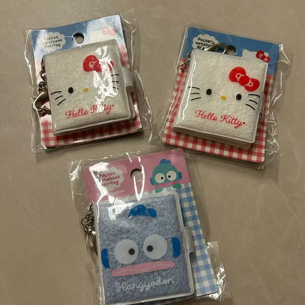 [BUNJANG] Hello Kitty & Gyodong Mini Memo Pad Keyring / 키티&교동 미니 메모지 키링