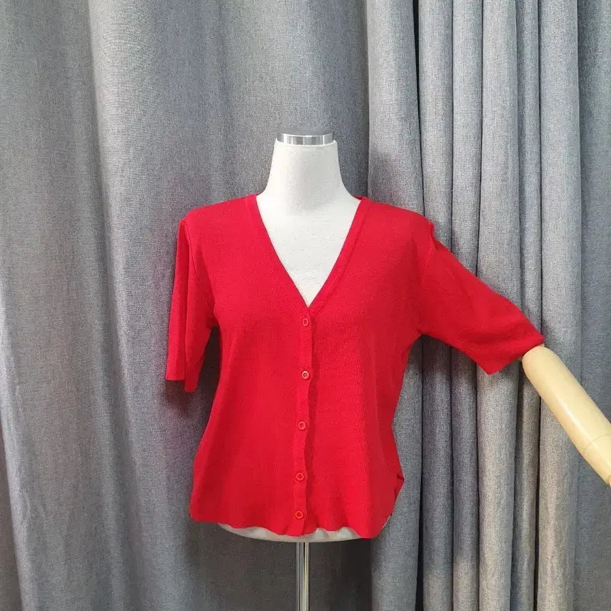 [BUNJANG] Red Velvet Seulgi Short Sleeve Cardigan / 레드시원 반팔 가디건