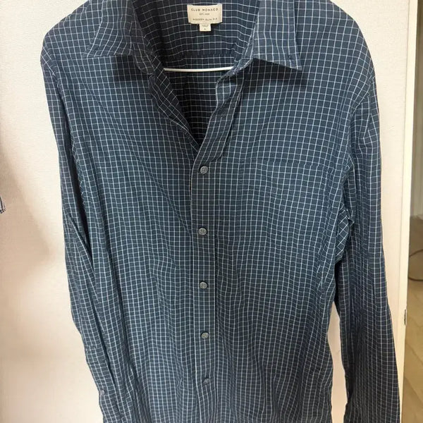 [BUNJANG] Club Monaco Checked Shirt / 클럽모나코 체크 남방 셔츠