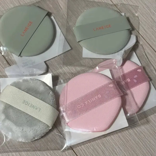 [BUNJANG] Laneige & Banila Co. Cushion Puff Bundle Set / 라네즈 / 바닐라코 쿠션 퍼프 일괄