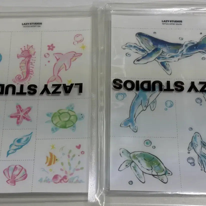 [BUNJANG] Lazy Studio Tattoo Sticker Bundle / 레이지 스튜디오 타투 스티커 일괄 미사용