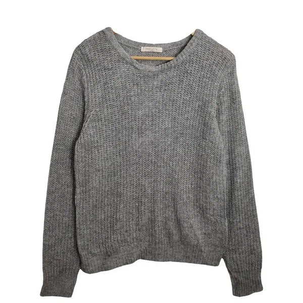 [BUNJANG] CHOCOL RAFFINE Grey Wool Knit Sweater / CHOCOL RAFFINE 그레이 울니트 [F] 빈티지 스웨터