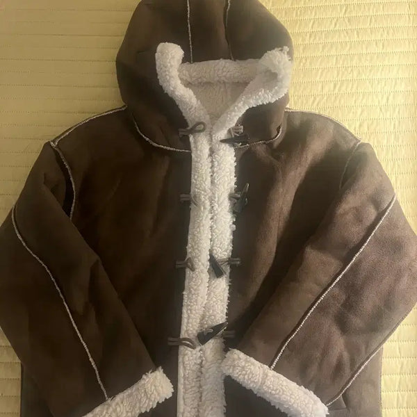 [BUNJANG] Tteokbokki Short Coat / 양털 떡볶이 숏코트