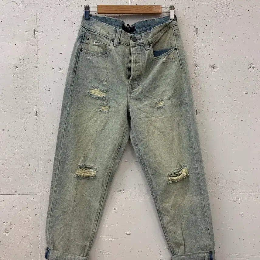 [BUNJANG] Alexander Wang Distressed Denim Pants / 알렉산더 왕 디스트레스 데님 팬츠