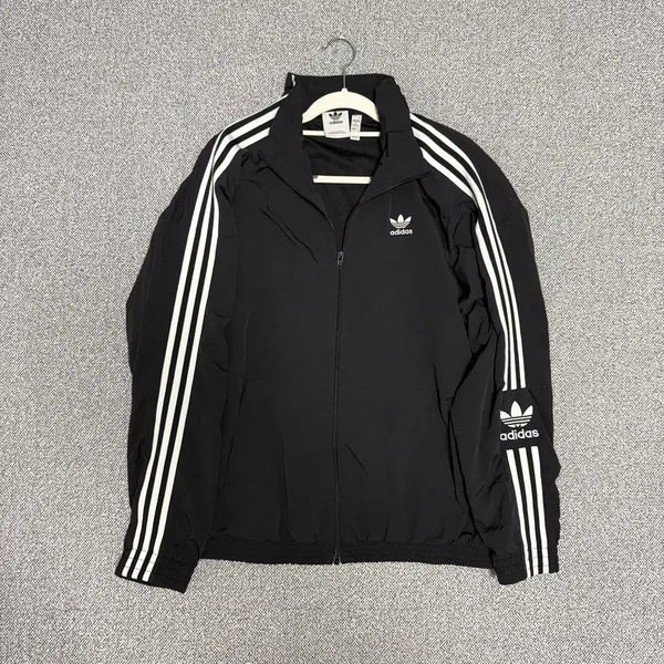 [BUNJANG] Adidas Firebird Lock Up Windbreaker Jacket Black XL / 아디다스 파이어버드 락업 바람막이 자켓 블랙 XL 트랙탑