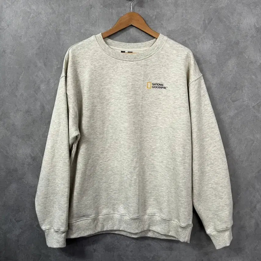 [BUNJANG] National Geographic Sweatshirt Gray XL (105) / 내셔널지오그래픽 맨투맨 그레이 XL 105사이즈