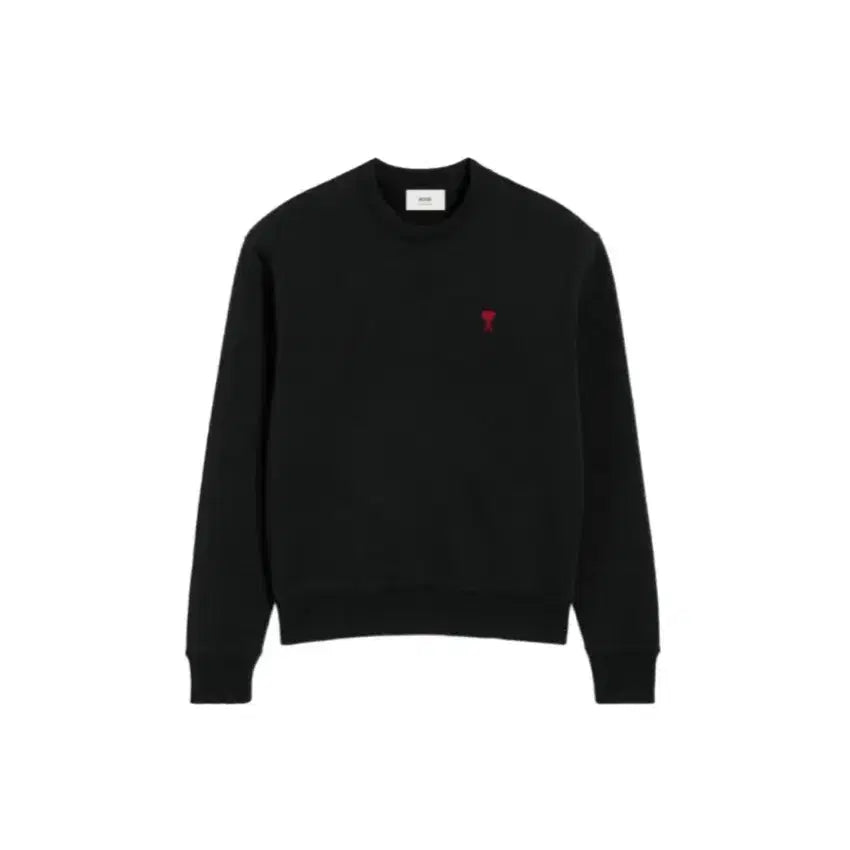 [BUNJANG] AMI Alexandre Mattiussi Logo Sweatshirt Black / 아미 맨투맨 급처
