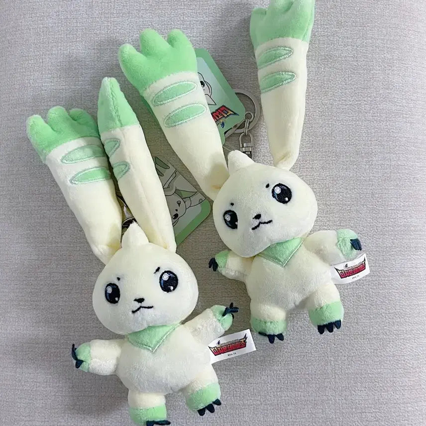 [BUNJANG] Digimon Terriermon Plush Keychain / 디지몬 테리어몬 인형 키링(개당)