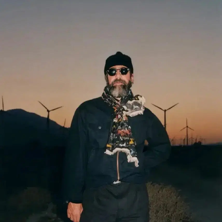 [BUNJANG] Drake's A. Levine Mughal Print Wool-Silk Scarf / 드레익스 애런 르바인 스카프