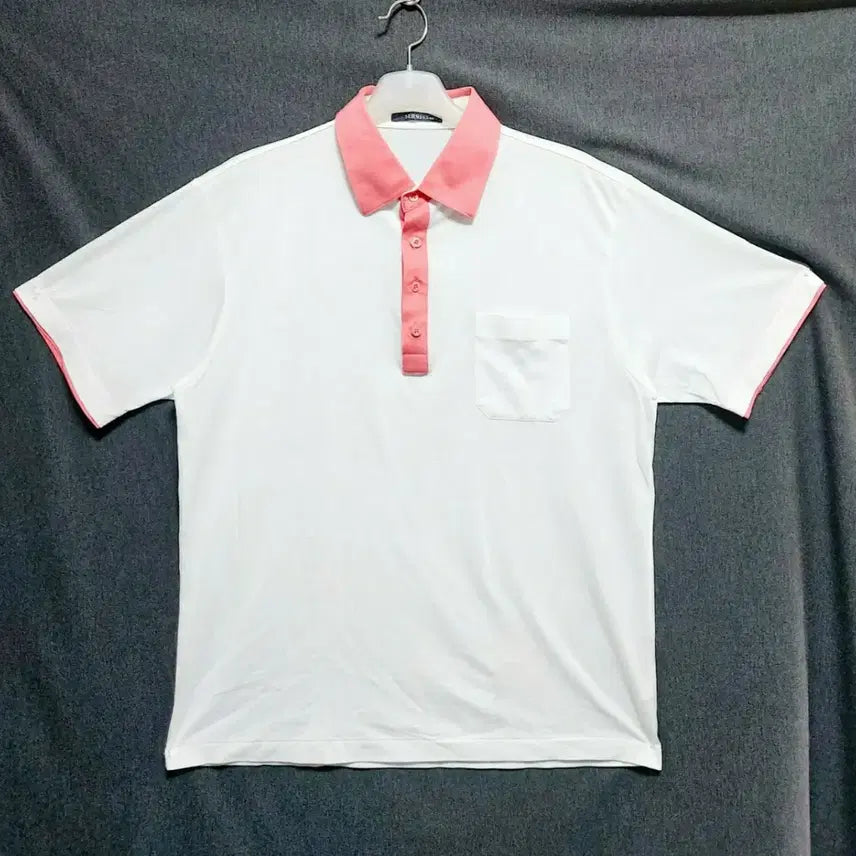 [BUNJANG] SERGIUS Men's Short Sleeve Polo Shirt Size 105 / 세르지오 SERGIUS 남성반팔티105/폴로티
