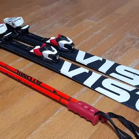 [BUNJANG] Beast Junior Skis 130cm with Poles and Bag / 비스트 주니어 스키 130CM