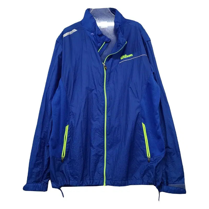 [BUNJANG] Wilson Functional Windbreaker Jacket XXL (110) / 윌슨 블루 기능성 바람막이 자켓 XXL (110)