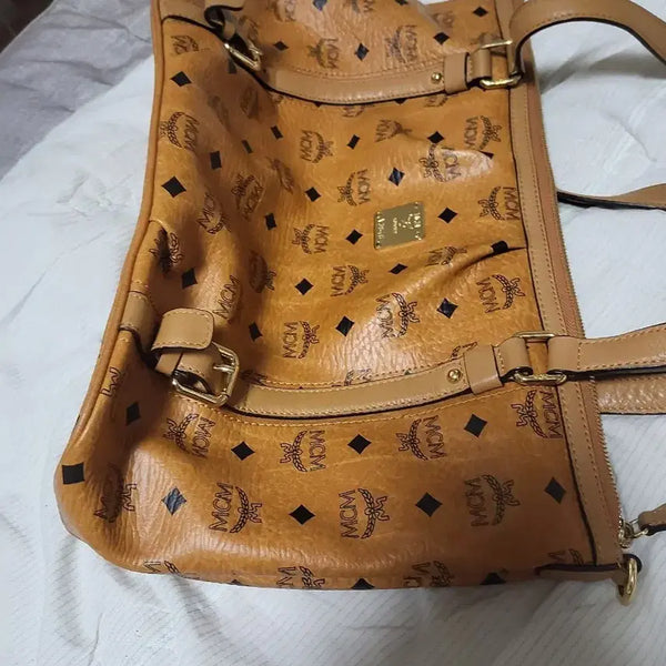 [BUNJANG] MCM Tote Bag Brown/Beige / MCM 토트백 갈색/베이지
