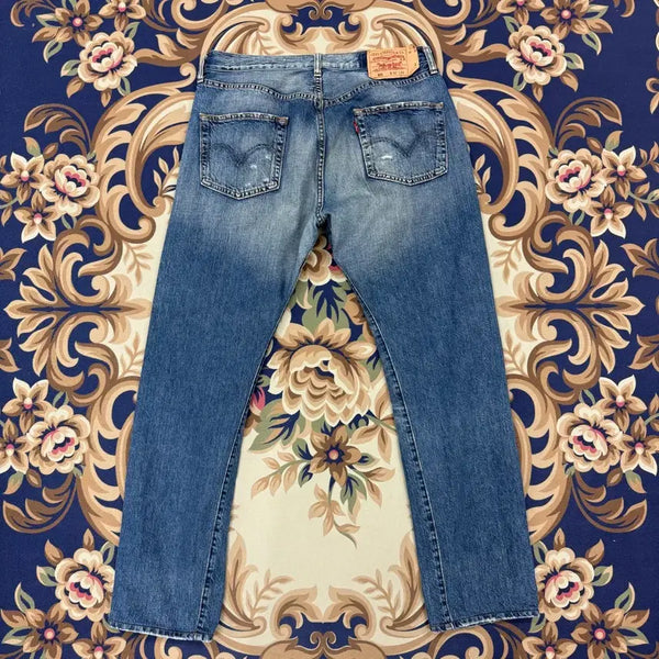 [BUNJANG] Levi's 501 Distressed Wash Denim Pants (Size 36) / (36)리바이스 Levis 501 데미지 워싱 데님팬츠
