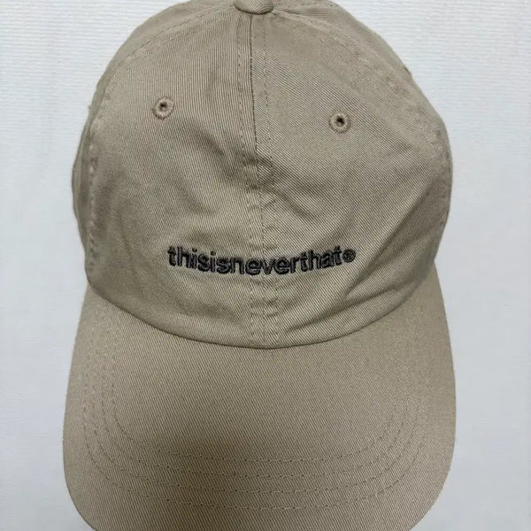 [BUNJANG] thisisneverthat Cotton Ball Cap Beige / 디스이즈네버댓 볼캡 베이지