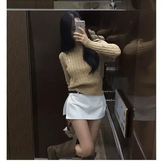 [BUNJANG] White A-Line Maxi Skirt / 누가봐도 인생핏 스커트