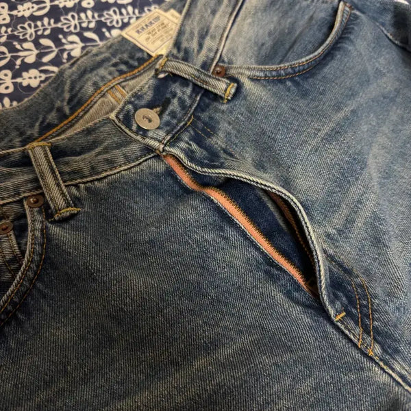 [BUNJANG] Kakiss Croft Regular Denim Mid Blue / [S]카키스 Croft Regular Denim Mid Blue
