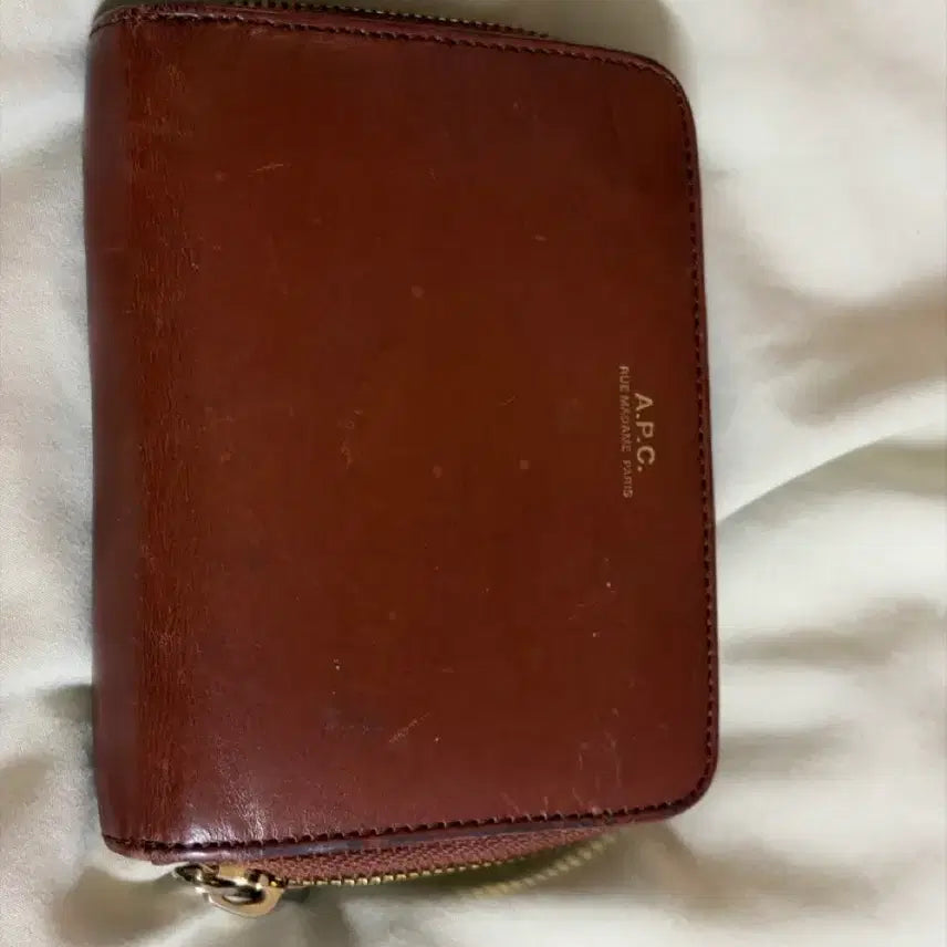 [BUNJANG] A.P.C. Bifold Wallet Brown / A.P.C. 반지갑 브라운