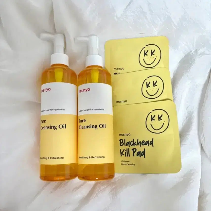 [BUNJANG] Manyo Factory Cleansing Oil 300ml Bundle Set / [300ml 2개일괄/새상품] 마녀공장 클렌징오일 2개입