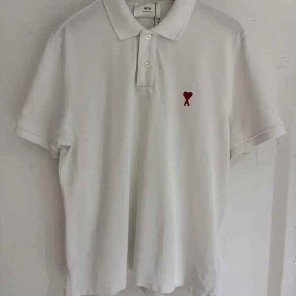 [BUNJANG] AMI Paris Cotton T-Shirt / 아미 피케이