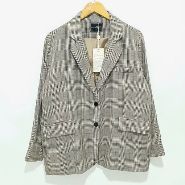 [BUNJANG] Rirancoe Women's Checkered Jacket / 리리앤코 여성 체크 자켓 2_M3362