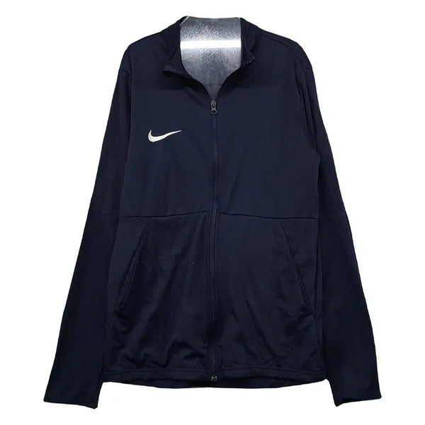 [BUNJANG] Nike Navy Dri-FIT Performance Track Jacket Full Zip M / 나이키 네이비 드라이핏 기능성 트랙탑 집업자켓 M