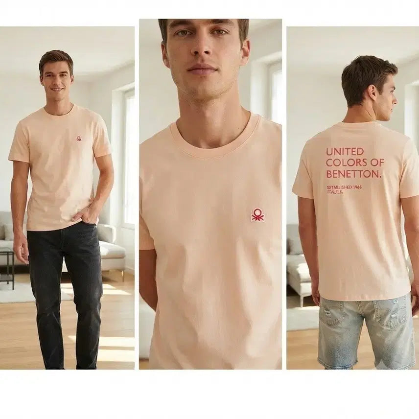 [BUNJANG] Benetton T-shirt Men's Size 105 / (무료배송)베네통 티셔츠 남 105