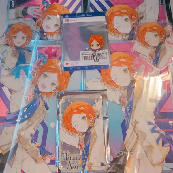 [BUNJANG] Ensemble Stars! MoFUN Popup Bundle Set Acrylic Stand & Card Set / (일괄) 앙스타 앙상블스타즈 모펀 팝업 16만원 특전 아크릴 히나타 유우타 카드 색지