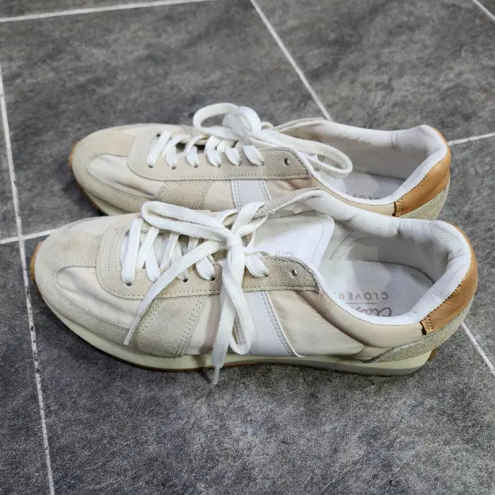 [BUNJANG] Classico x Gloverall Suede Jogger Sneakers Beige 260 / 클래시코 x 글로버올 스웨이드 조거 스니커즈 베이지 260