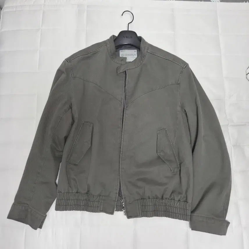 [BUNJANG] Bellier Serif Harrington Jacket - Olive / 벨리에 세리프 해링턴 자켓 - 올리브 04(100)