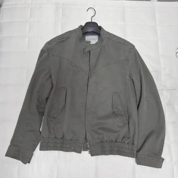 [BUNJANG] Bellier Serif Harrington Jacket - Olive / 벨리에 세리프 해링턴 자켓 - 올리브 04(100)
