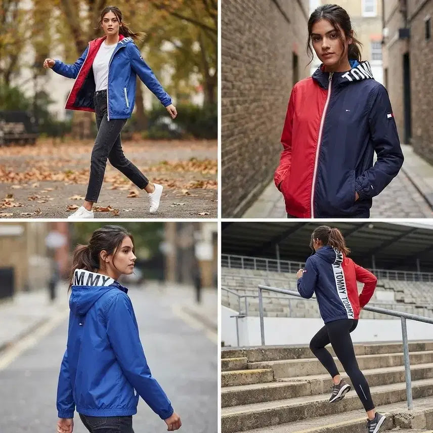 [BUNJANG] Tommy Hilfiger Reversible Windbreaker Women's Size 90 / (택포)타미힐피거 양면 바람막이 여 90