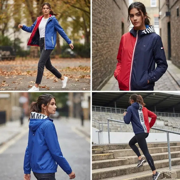 [BUNJANG] Tommy Hilfiger Reversible Windbreaker Women's Size 90 / (택포)타미힐피거 양면 바람막이 여 90
