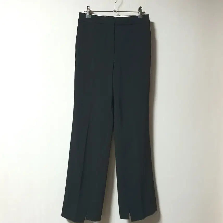 [BUNJANG] System Slit Wide Slacks Pants Size 44 Black / 시스템 system  슬릿 슬랙스 팬츠 44 사이즈 정품