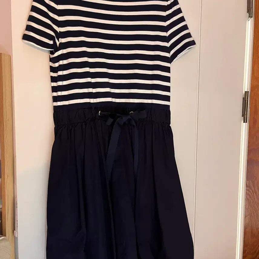 [BUNJANG] Kate Spade Navy Stripe Dress - Size S / Kate Spade 케이트 스페이드 네이비 스트라이프 원피스_S사이즈