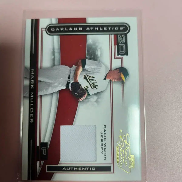 [BUNJANG] Mark Mulder 2003 Playoff Jersey Card / 오클랜드)마크 멀더 2003 Playoff 저지 카드