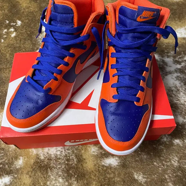 [BUNJANG] Nike Dunk High Orange/Blue 270 / 나이키 덩크 하이 주황색/파란색 270
