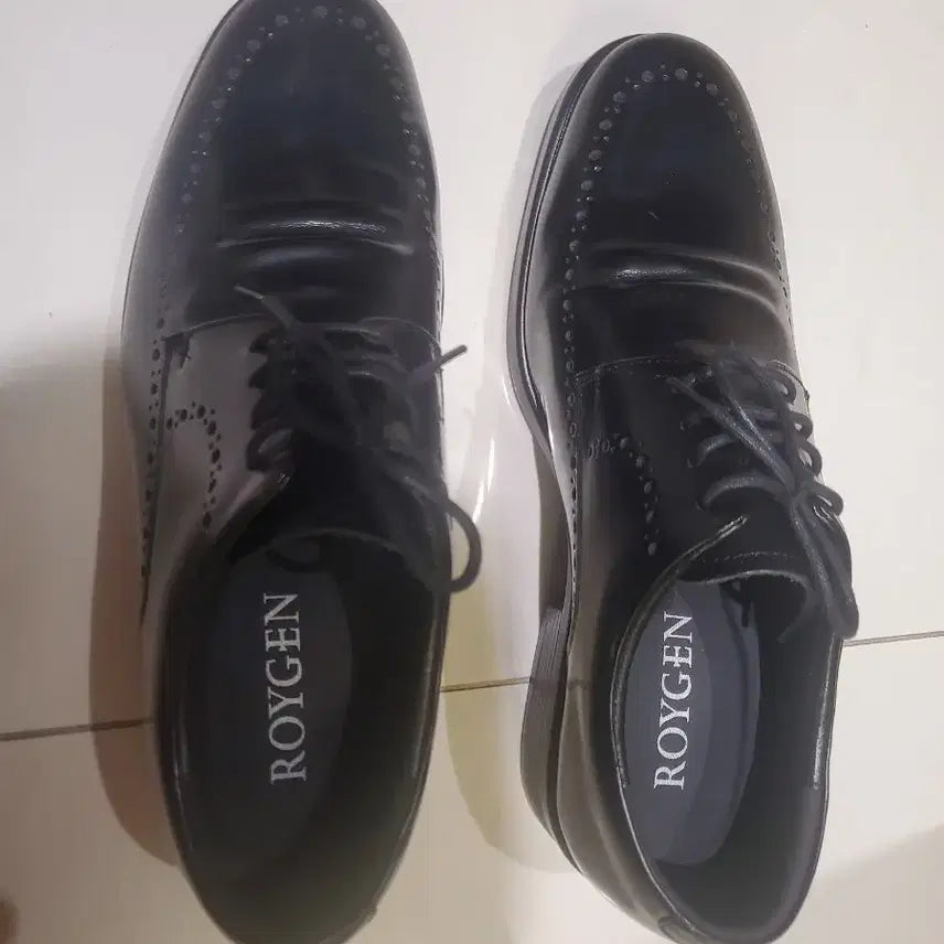 [BUNJANG] Loizen Men's Black Leather Shoes 260 / 로이젠 남성 블랙 구두 260