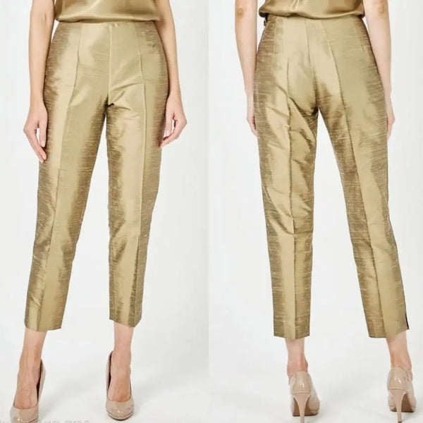 [BUNJANG] KOOKAI Stitch Gold Silk Pants / 쿠카이 스티치 골드 실크팬츠 24