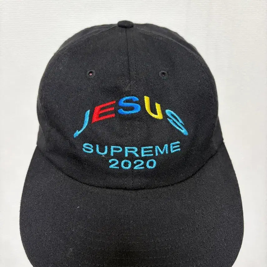 [BUNJANG] Supreme Jesus Embroidery 6-Panel Cap / 슈프림 지저스 자수 6패널 캡