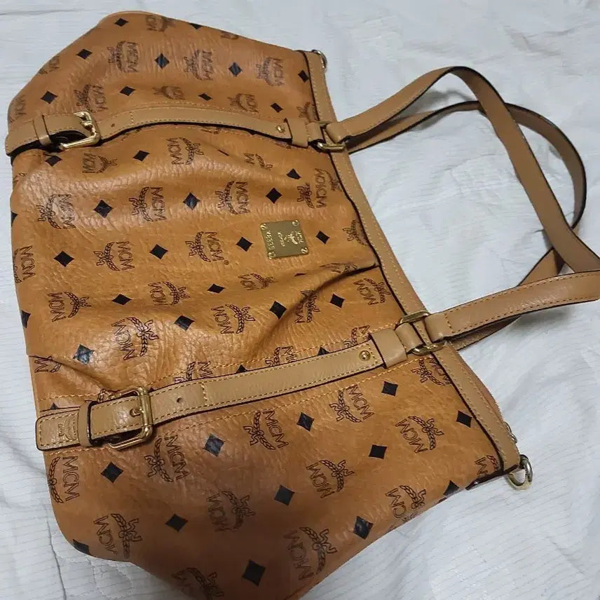 [BUNJANG] MCM Monogram Tote Bag Brown / MCM 토트백 브라운