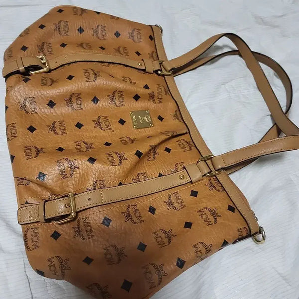[BUNJANG] MCM Monogram Tote Bag Brown / MCM 토트백 브라운