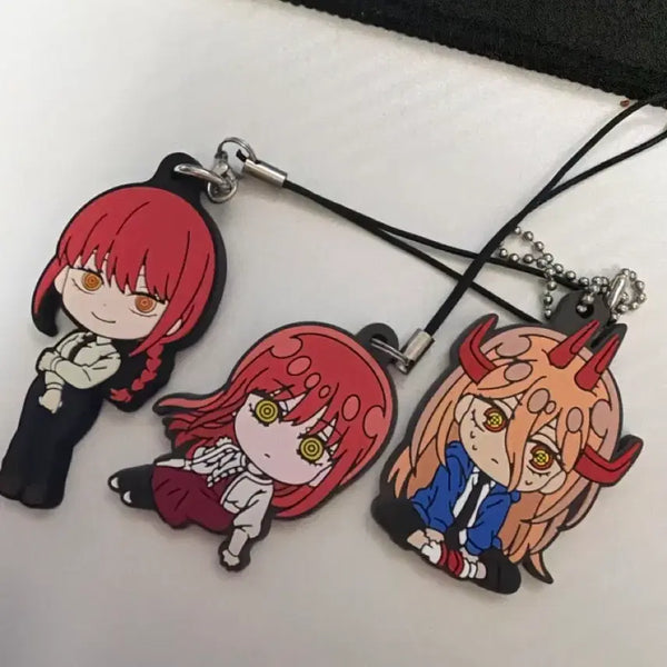 [BUNJANG] Chainsaw Man Power & Makima Acrylic Keychain Set / 체인소맨 키링 판매합니다!