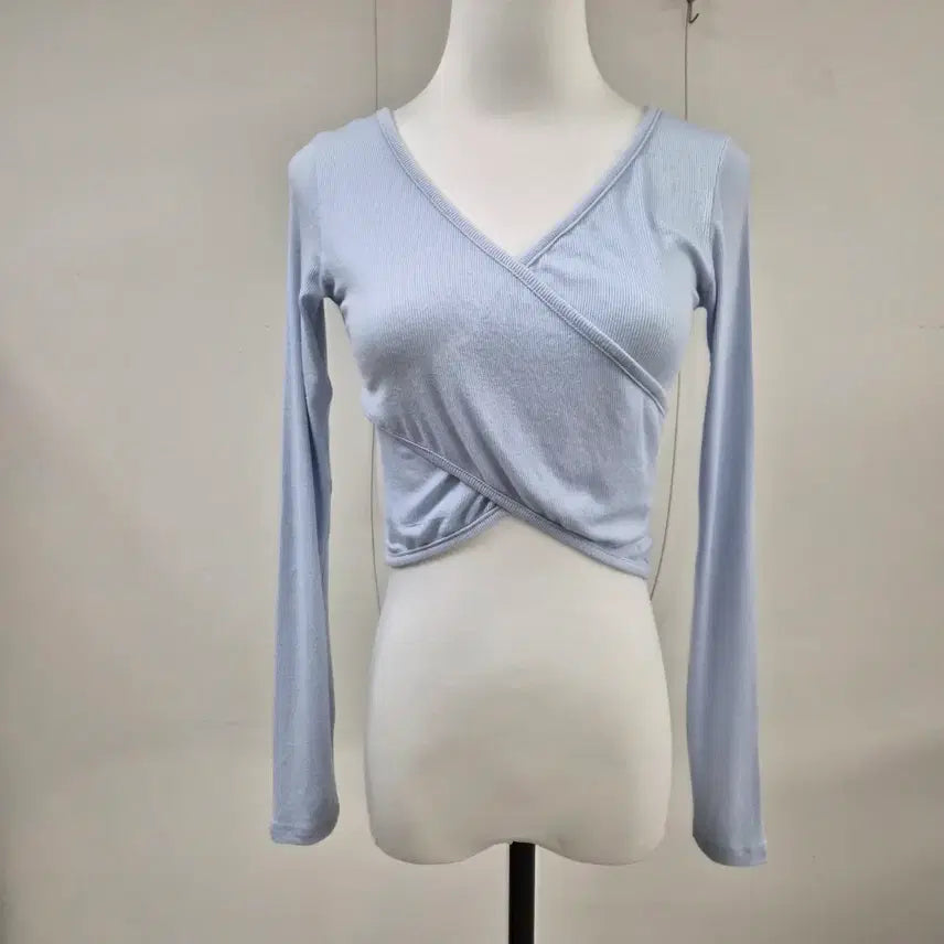 [BUNJANG] Rap Design Cropped Long Sleeve T-Shirt / 랩 디자인 티셔츠(새상품)