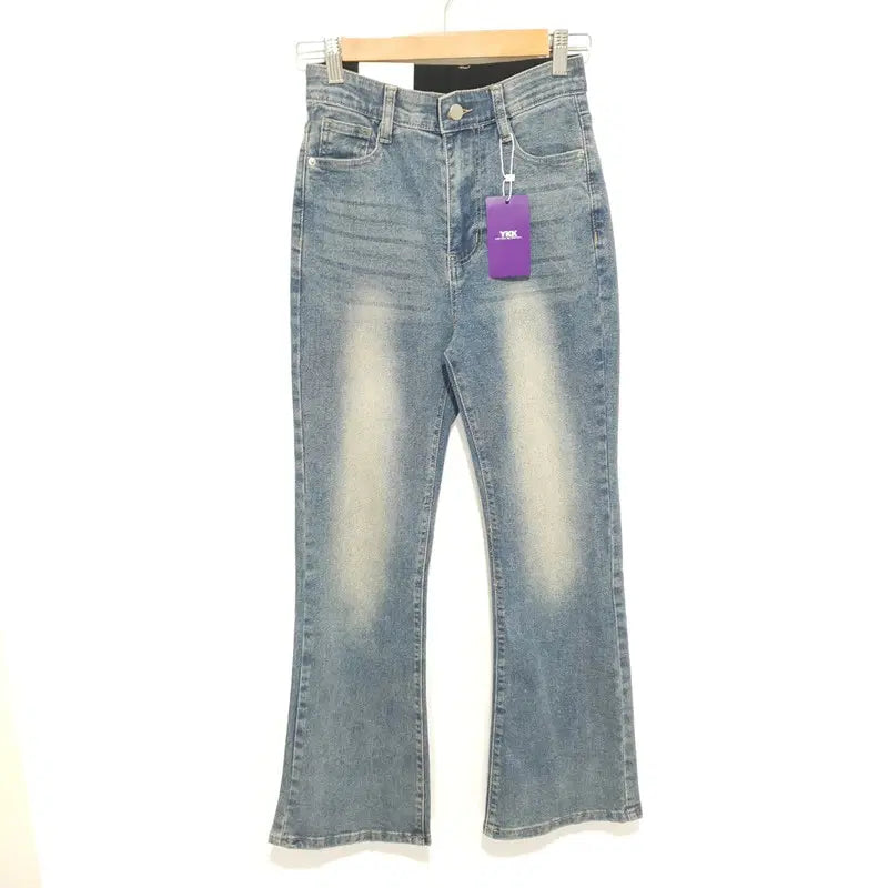 [BUNJANG] Women's Banding Bootcut Denim Pants / 여성 밴딩 부츠컷 데님 팬츠 S_M3347