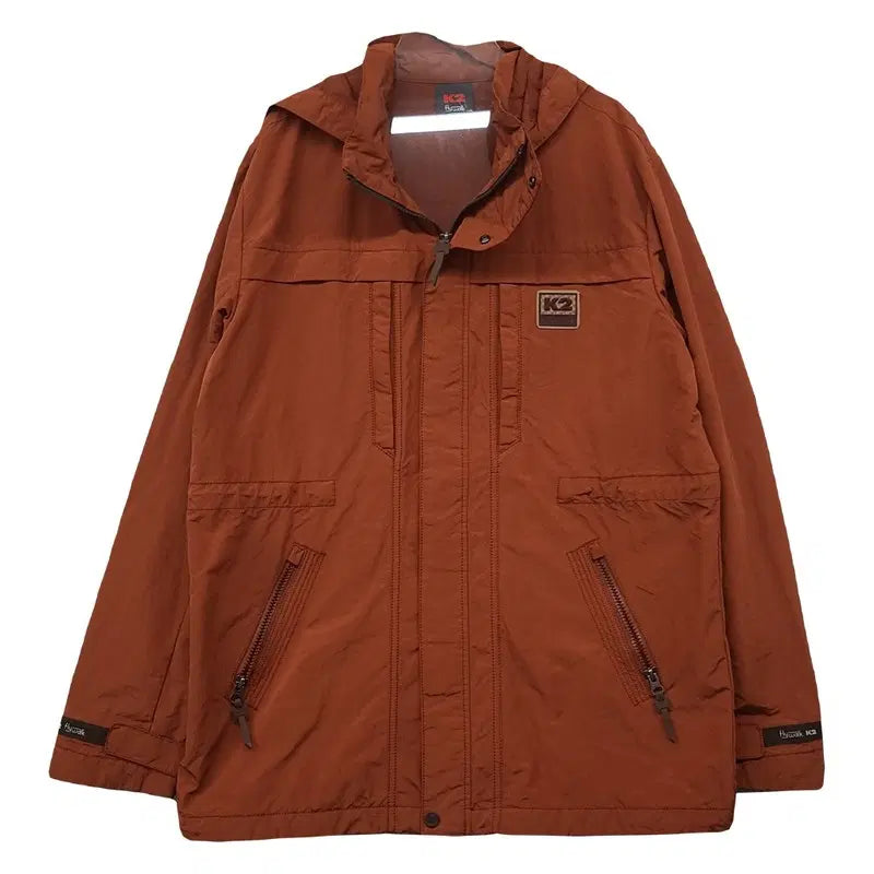 [BUNJANG] K2 Nylon Functional Outdoor Windbreaker XL / K2 브라운 나일론 기능성 아웃도어 바람막이 XL