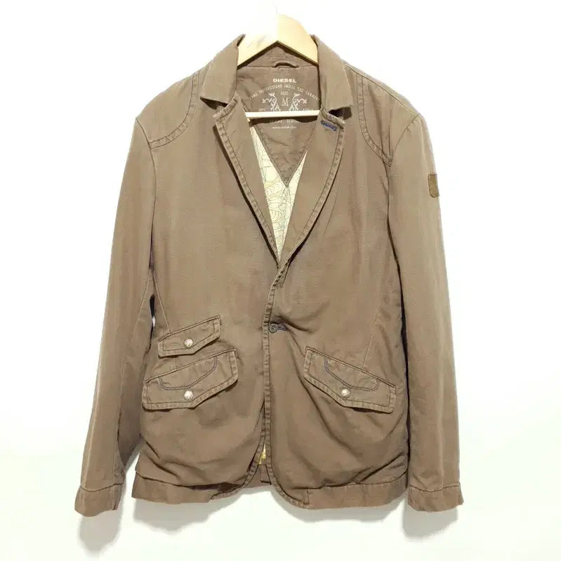 [BUNJANG] Diesel Double Pocket Blazer Jacket (M/95) / 디젤 더블 포켓 블레이저 자켓 M 95